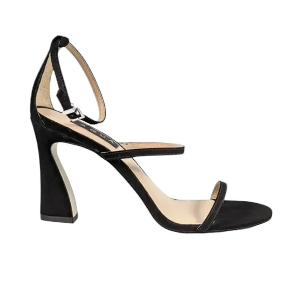 Aqua Jenni Strappy Flared Heels Ankle Strap NEW Size 10 Elegant Dressy Evening